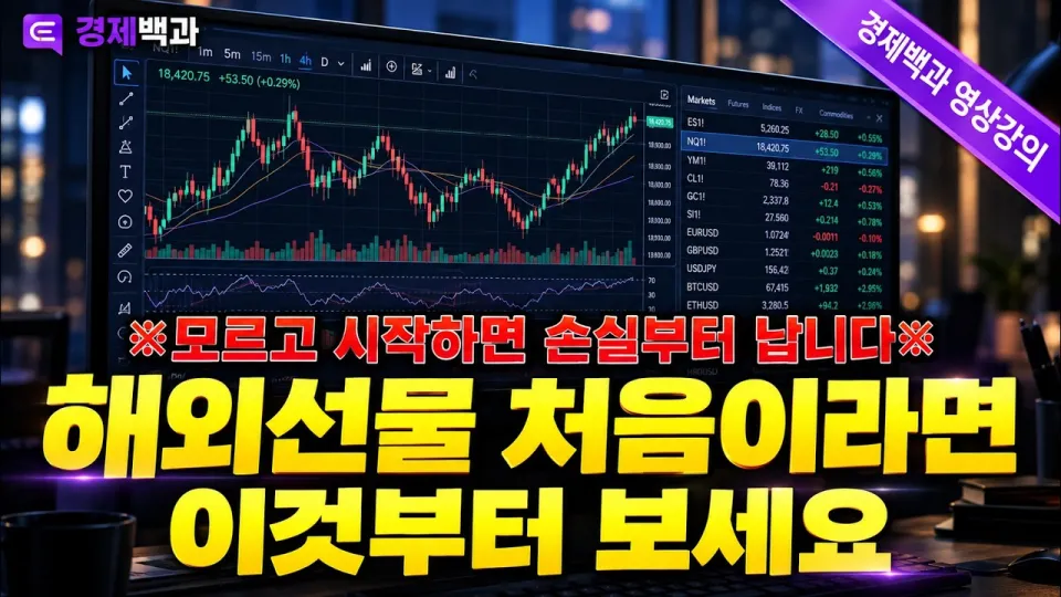 해외선물 보는법 완벽 가이드 초보자 필수